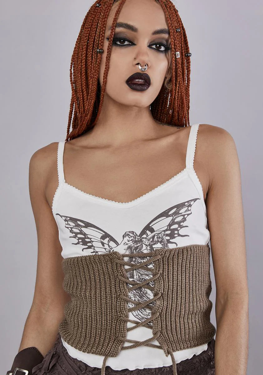 Oat Must Be True Knit Corset