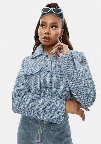 Slate How Far Is Heaven Cropped Jacket