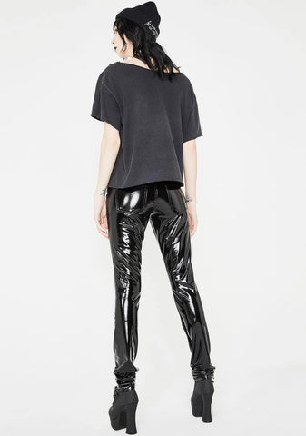 Vinyl Skinny Pants