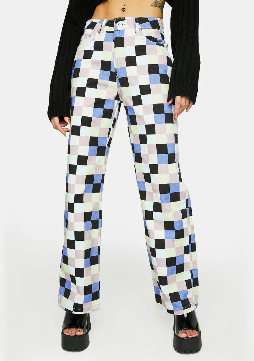 Motherboard Checkered Jeans