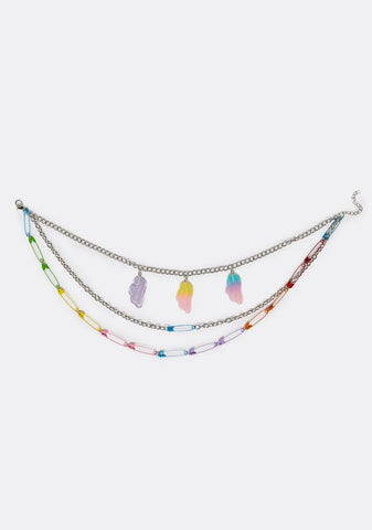 Touched By An Angel Layered Necklace