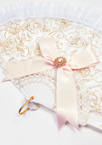 So Flustered Hand Fan