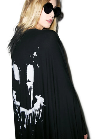 Eloise Dripping Happy Face Cardigan