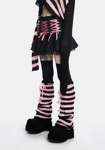 Sweet Bloodline Lace-Up Skirt