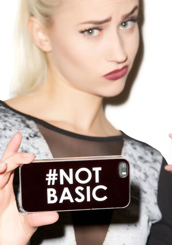 #Not Basic iPhone 5/5S Case