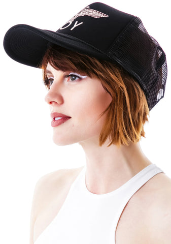 BOY Eagle Emblem Classic Trucker Cap
