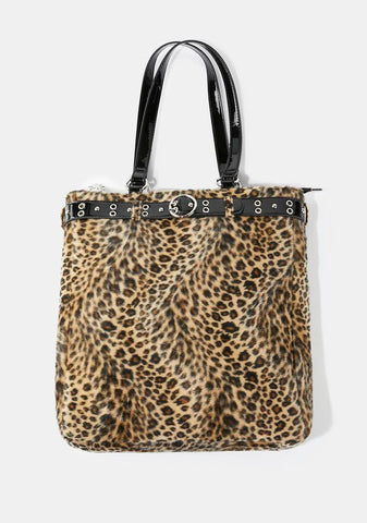 Jungle Palace Leopard Tote Bag