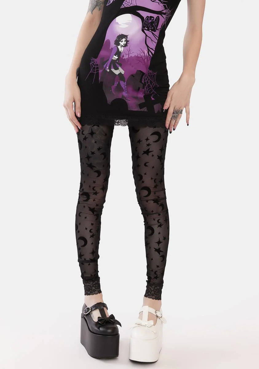 Perfect Spellcaster Mesh Leggings