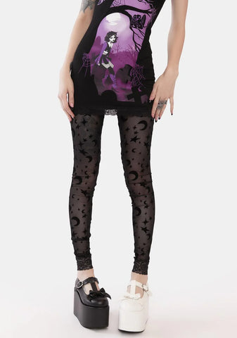 Perfect Spellcaster Mesh Leggings