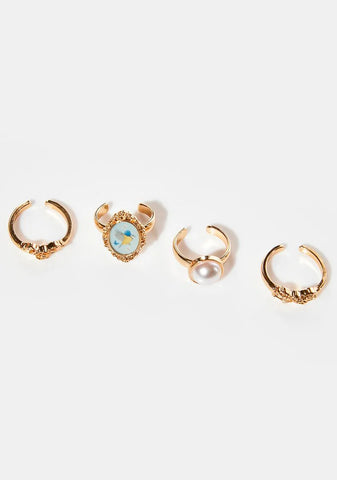 Dreamy Birds Ring Set