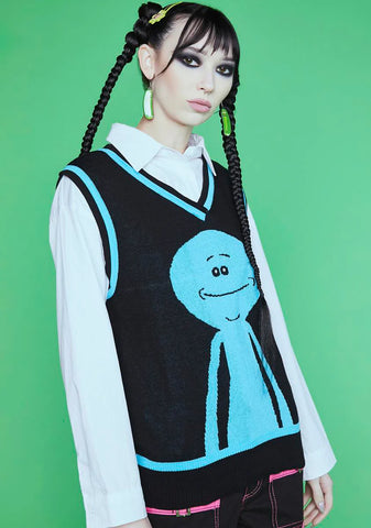 Meseeks And Destroy Intarsia Sweater Vest