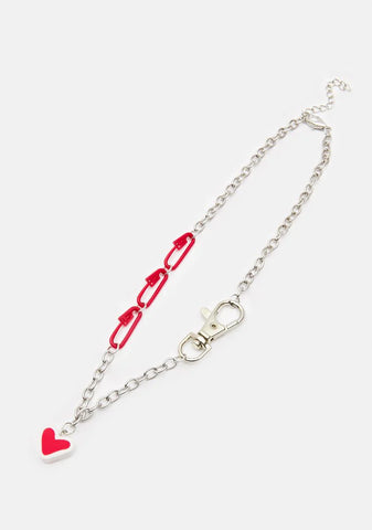 Send Me Ur Love Chain Necklace