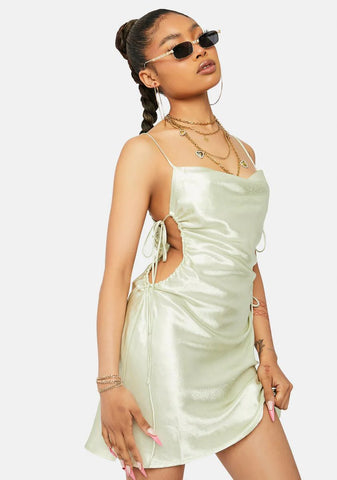 Fierceness Excluded Side Cut Out Mini Dress