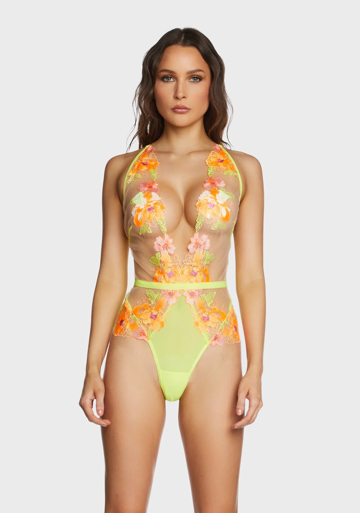 Electric Feelings Sheer Bodysuit