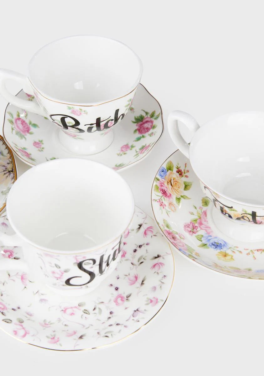 Modern Party Teacup Set