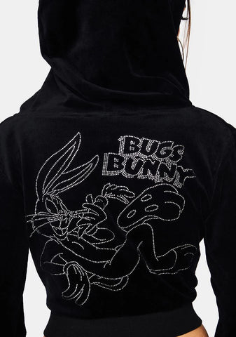 What's Up Doc Velour Hoodie