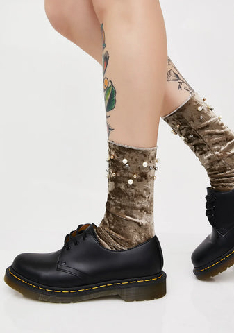 Velveteen Dream Embellished Socks