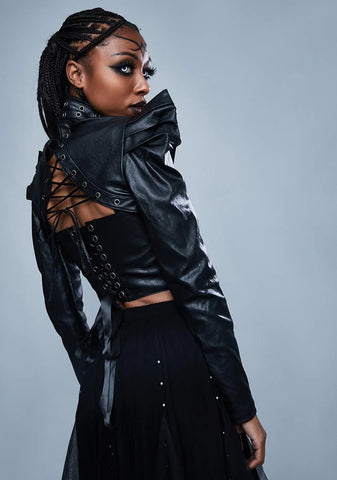 Final Reckoning Buckled Shrug