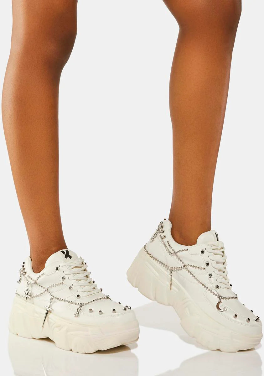 White Jinx Mystic Charm Sneakers