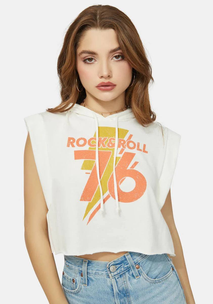 Route To Rock N' Roll Muscle Hoodie