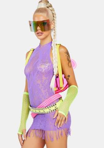 You're Blessed Sheer Mini Dress