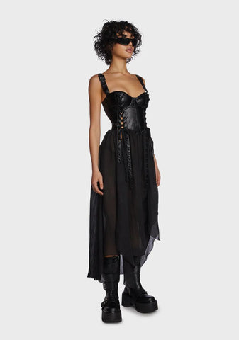 Echo Corset Maxi Dress