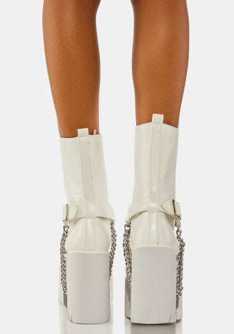 Secret Stomper Platform Boots