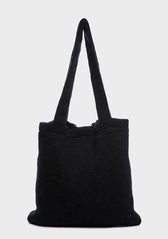 Alien Knit Tote Bag