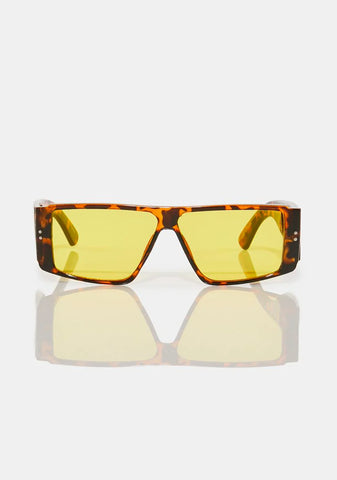 Happy Prized Pairing Rectangular Sunglasses