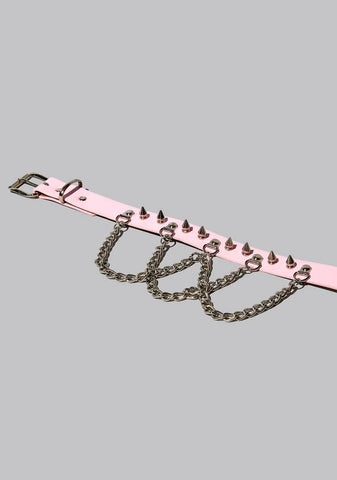 Heal Me Spiked Chain Choker