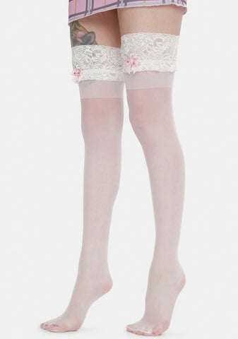 Sweet Scene Thigh High Socks