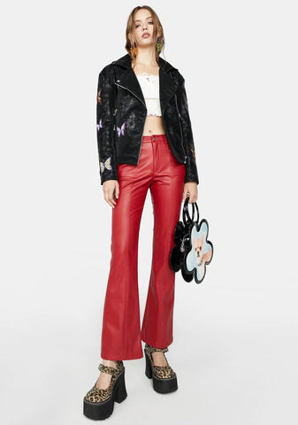 Ready For Fun Vegan Leather Pants