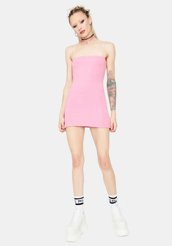 Dearest Doll Ribbed Mini Dress