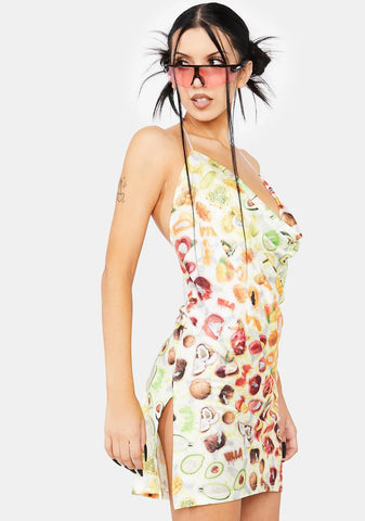 Exotic Swarovski Mini Dress