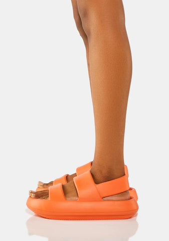 Citrus Sidewalk Shuffle Slide Sandals