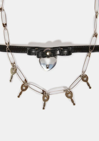 Midnight Key Effects Choker Necklace Set
