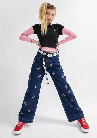 Petal Dance Layered Mesh Tee