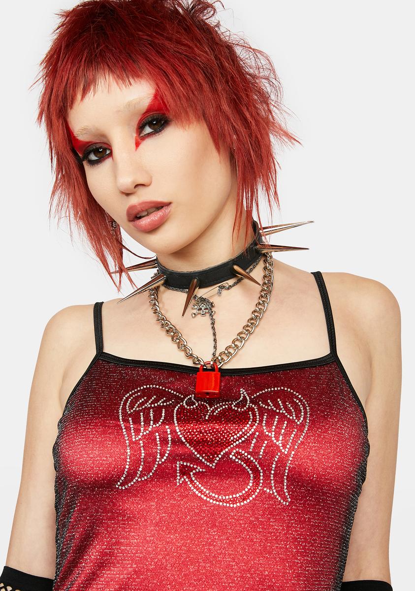 Vamp Angel Mesh Mini Dress