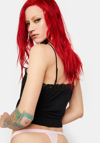 Pink 4:20 Reflective Thong