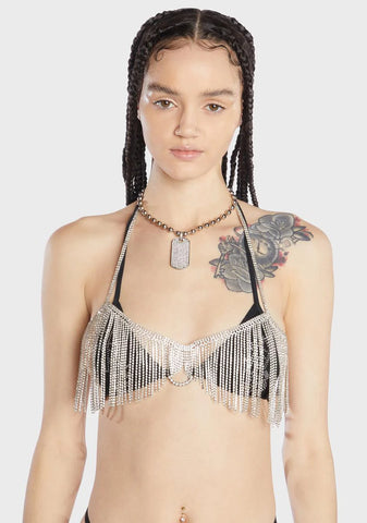 Billionaire Bling Dog Tag Necklace