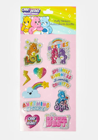Besties Care Bears Puffy Stickers