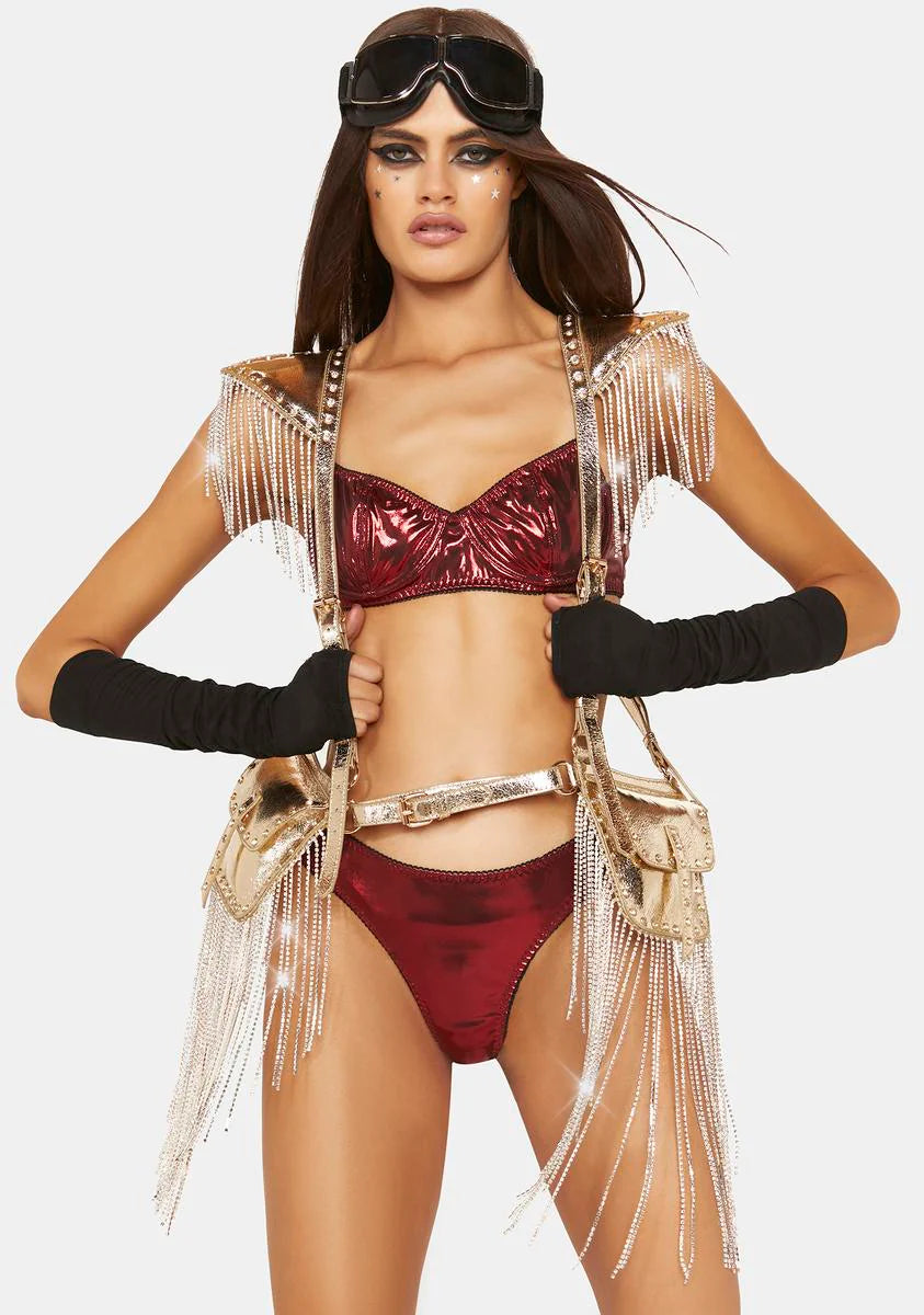 Center Star Fringe Harness