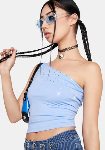 Slot Machine Queen Rhinestone Top