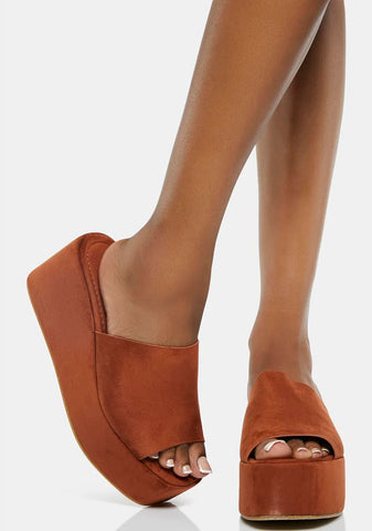 Moving Forward Platform Sandals