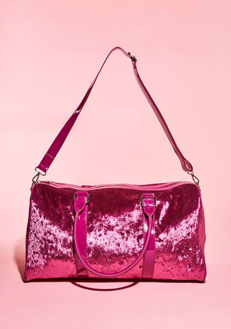 Material World Velvet Weekender