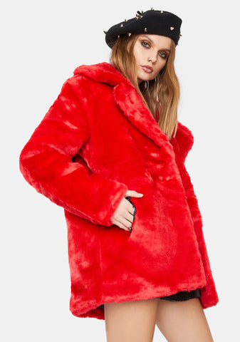 Racked Up Faux Fur Jacket