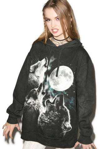 Three Wolf Moon Hoodie