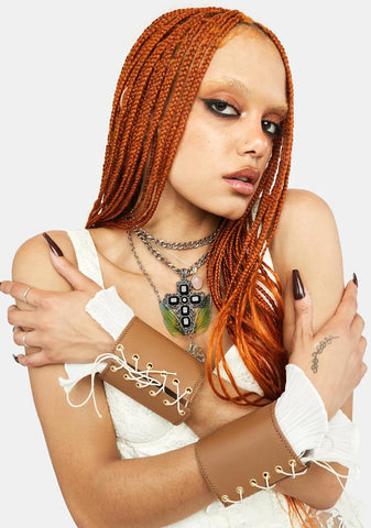 Imagined Adventure Lace Up Cuffs