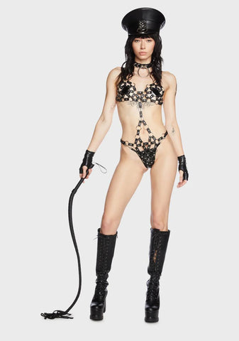 Storm Vegan Leather Bodysuit