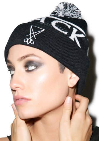 Blackcraft Pom Pom Beanie